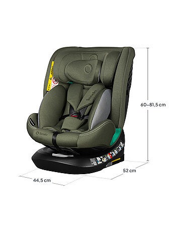LIONELO Bastiaan One i-Size 360° Autostoeltje - ISOFIX - 40-150 cm - SideProtect