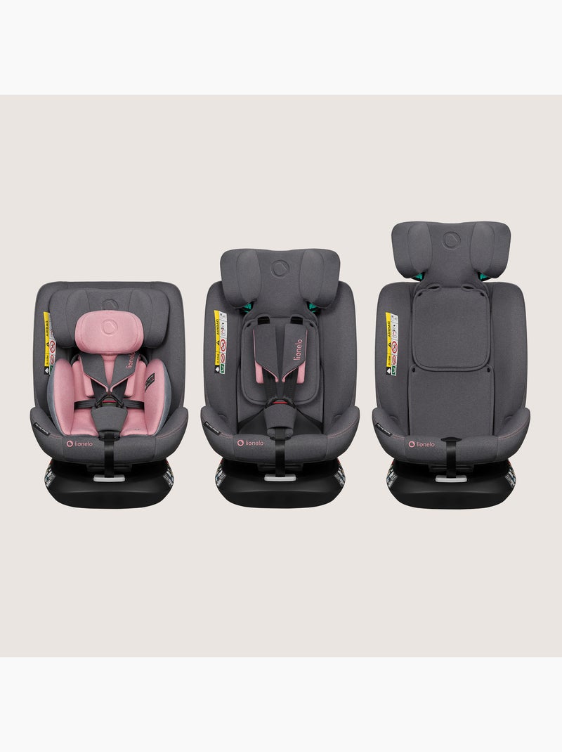 LIONELO Bastiaan One i-Size 360° Autostoeltje - ISOFIX - 40-150 cm - SideProtect Roze - Kiabi