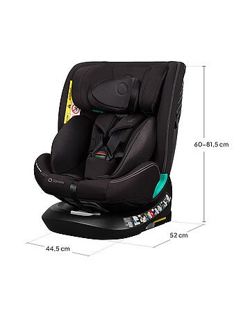 LIONELO Bastiaan One i-Size 360° Autostoeltje - ISOFIX - 40-150 cm - SideProtect