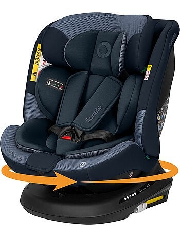 LIONELO Bastiaan Plus i-Size Autostoeltje - 360° Draaibaar - 40-150 cm - ISOFIX