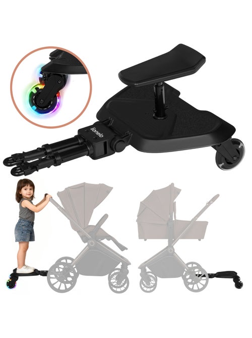 LIONELO Buggyboard Meestijplankje voor Kinderwagen - Universeel - Met Zitje - Kiabi LIONELO Buggyboard Meestijplankje voor Kinderwagen - Universeel - Met Zitje - Kiabi