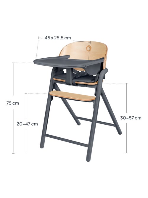 LIONELO Celia 3-in-1 Houten Kinderstoel - Tot 110 kg - Verstelbaar - Meegroei - Kiabi LIONELO Celia 3-in-1 Houten Kinderstoel - Tot 110 kg - Verstelbaar - Meegroei - Kiabi