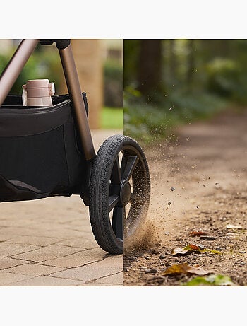 LIONELO Duo-kinderwagen Carmine - Tot 22 kg - Set met kinderwagen, reiswieg en accessoires