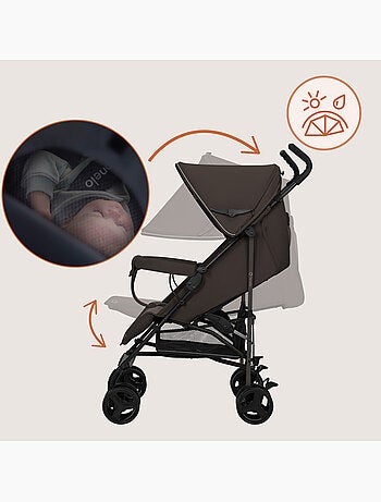 LIONELO Elia Compacte Buggy - Lichtgewicht - Inklapbaar - Muggennet - 6-36 Maanden