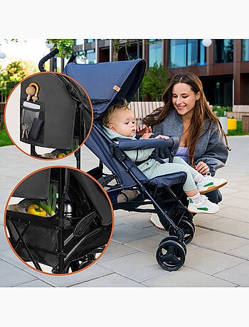 LIONELO Elia Compacte Buggy - Lichtgewicht - Inklapbaar - Muggennet - 6-36 Maanden