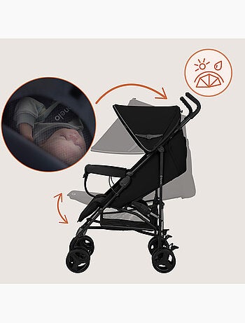 LIONELO Elia Compacte Buggy - Lichtgewicht - Inklapbaar - Muggennet - 6-36 Maanden