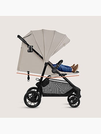 LIONELO Emerald Compacte Buggy - Lichtgewicht - Vering - Grote Boodschappenmand