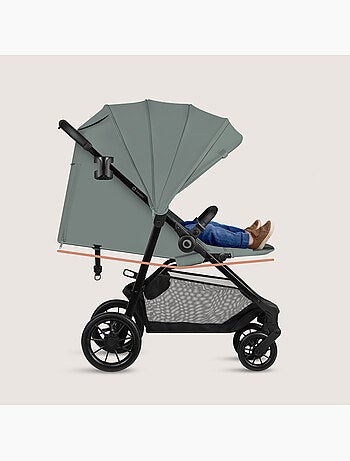 LIONELO Emerald Compacte Buggy - Lichtgewicht - Vering - Grote Boodschappenmand