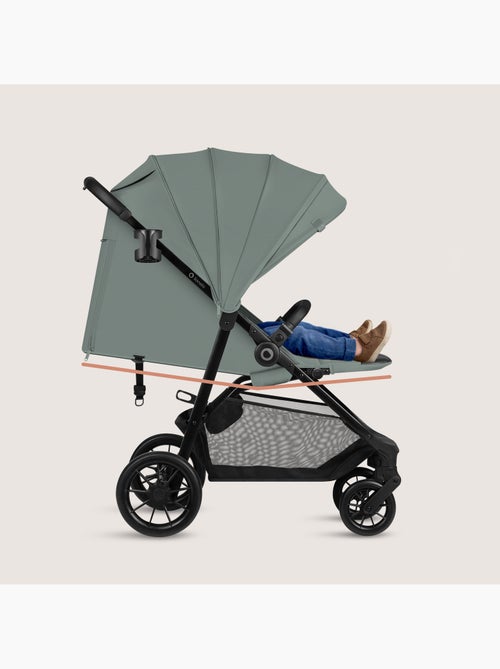 LIONELO Emerald Compacte Buggy - Lichtgewicht - Vering - Grote Boodschappenmand - Kiabi LIONELO Emerald Compacte Buggy - Lichtgewicht - Vering - Grote Boodschappenmand - Kiabi