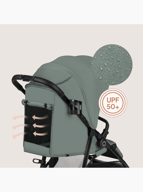 LIONELO Emerald Compacte Buggy - Lichtgewicht - Vering - Grote Boodschappenmand - Kiabi LIONELO Emerald Compacte Buggy - Lichtgewicht - Vering - Grote Boodschappenmand - Kiabi