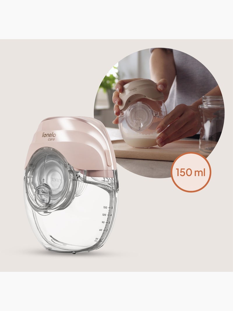 LIONELO Fidi Free Slim Handsfree Borstkolf - Discreet - 150 ml - 4 Maten - 3u Draadloos Beige - Kiabi