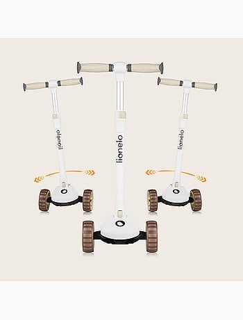 LIONELO Franky 2-in-1 Loopfiets & Step - Lichtgevende Wielen - Tot 50 kg - Mandje