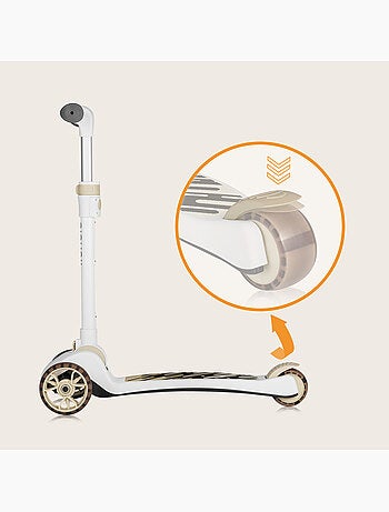 LIONELO Franky 2-in-1 Loopfiets & Step - Lichtgevende Wielen - Tot 50 kg - Mandje