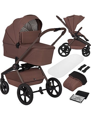 LIONELO Freya 2-in-1-kinderwagen - Kinderwagen - Reiswieg - Opvouwbare reiswieg met onderstel