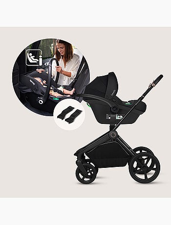 LIONELO Freya 3-in-1 Kinderwagen - Met Reiswieg, Autostoel en Regenhoes