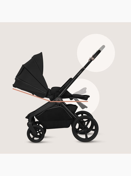 LIONELO Freya 3-in-1 Kinderwagen - Met Reiswieg, Autostoel en Regenhoes - Kiabi LIONELO Freya 3-in-1 Kinderwagen - Met Reiswieg, Autostoel en Regenhoes - Kiabi