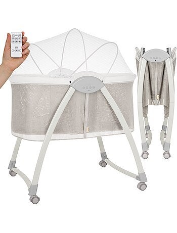 LIONELO Gaya 2-in-1 babywieg - Opvouwbaar - 4 wielen - Hor