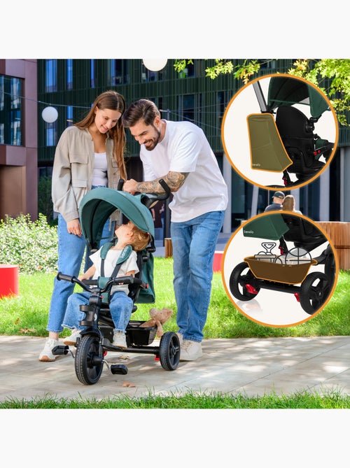 LIONELO Haari kinderwagen & driewieler - Tot 25 kg - Omkeerbare zitting - Mand en tas - Kiabi LIONELO Haari kinderwagen & driewieler - Tot 25 kg - Omkeerbare zitting - Mand en tas - Kiabi