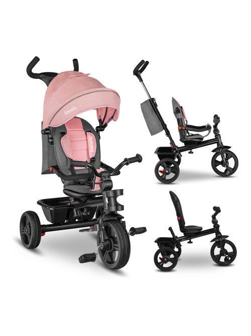 LIONELO Haari kinderwagen & driewieler - Tot 25 kg - Omkeerbare zitting - Mand en tas - Kiabi LIONELO Haari kinderwagen & driewieler - Tot 25 kg - Omkeerbare zitting - Mand en tas - Kiabi