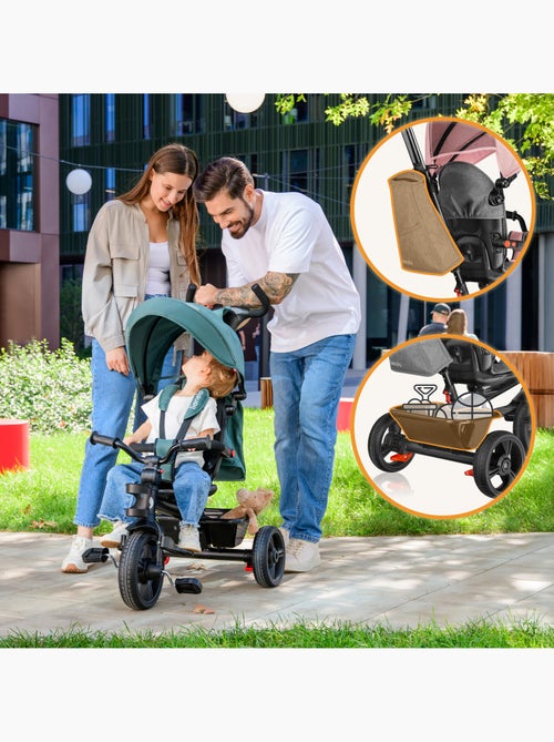 LIONELO Haari kinderwagen & driewieler - Tot 25 kg - Omkeerbare zitting - Mand en tas - Kiabi LIONELO Haari kinderwagen & driewieler - Tot 25 kg - Omkeerbare zitting - Mand en tas - Kiabi