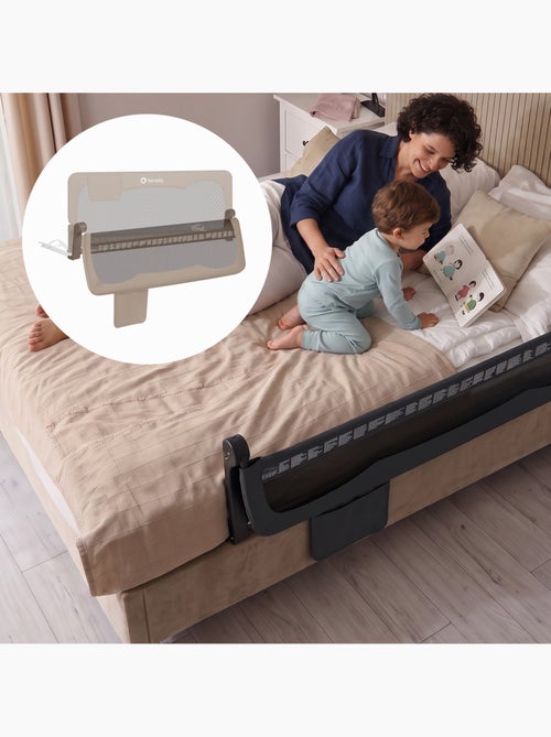 LIONELO Hanna babybedhek - 150 x 66 cm - Opvouwbaar - Valbeveiliging - Luchtdoorlatend gaas - Kiabi