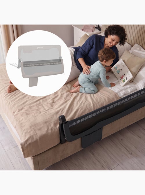 LIONELO Hanna babybedhek - 150 x 66 cm - Opvouwbaar - Valbeveiliging - Luchtdoorlatend gaas - Kiabi