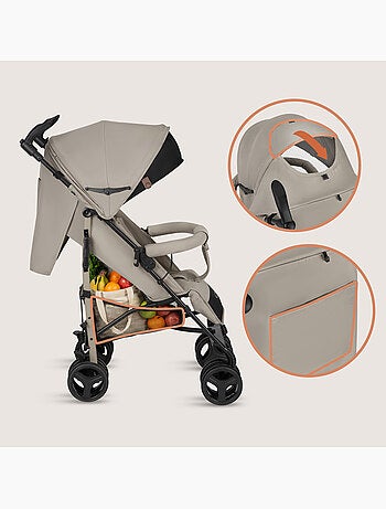LIONELO Irma Compacte Buggy - 6-36 Maanden - Inclusief Muggennet - Lichtgewicht