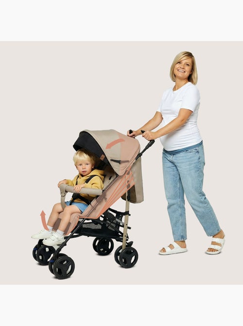 LIONELO Irma Compacte Buggy - 6-36 Maanden - Inclusief Muggennet - Lichtgewicht - Kiabi LIONELO Irma Compacte Buggy - 6-36 Maanden - Inclusief Muggennet - Lichtgewicht - Kiabi