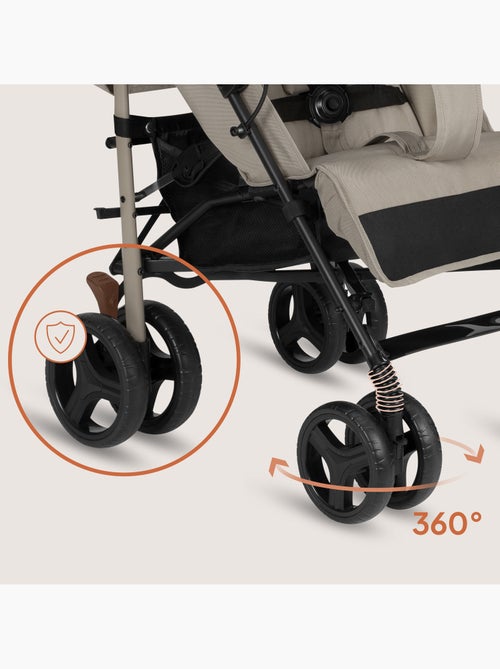 LIONELO Irma Compacte Buggy - 6-36 Maanden - Inclusief Muggennet - Lichtgewicht - Kiabi LIONELO Irma Compacte Buggy - 6-36 Maanden - Inclusief Muggennet - Lichtgewicht - Kiabi