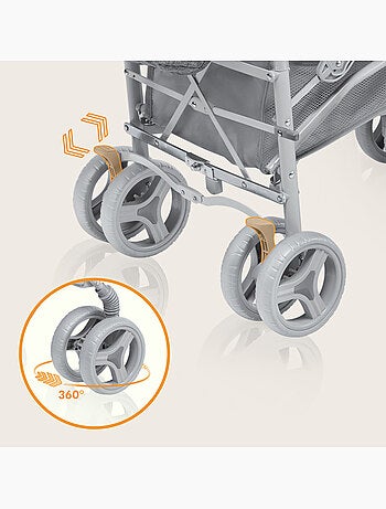 LIONELO Irma Compacte Buggy - 6-36 Maanden - Inclusief Muggennet - Lichtgewicht