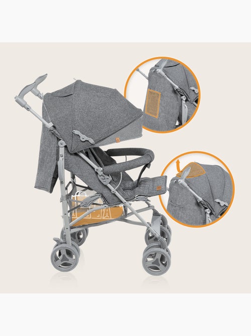 LIONELO Irma Compacte Buggy - 6-36 Maanden - Inclusief Muggennet - Lichtgewicht - Kiabi LIONELO Irma Compacte Buggy - 6-36 Maanden - Inclusief Muggennet - Lichtgewicht - Kiabi