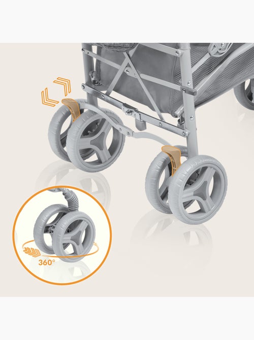 LIONELO Irma Compacte Buggy - 6-36 Maanden - Inclusief Muggennet - Lichtgewicht - Kiabi LIONELO Irma Compacte Buggy - 6-36 Maanden - Inclusief Muggennet - Lichtgewicht - Kiabi
