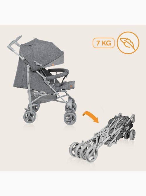 LIONELO Irma Compacte Buggy - 6-36 Maanden - Inclusief Muggennet - Lichtgewicht - Kiabi LIONELO Irma Compacte Buggy - 6-36 Maanden - Inclusief Muggennet - Lichtgewicht - Kiabi