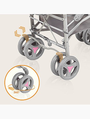 LIONELO Irma Compacte Buggy - 6-36 Maanden - Inclusief Muggennet - Lichtgewicht