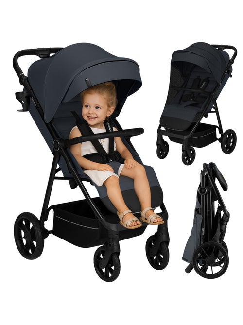 LIONELO Iva All-Terrain Kinderwagen - Premium Materiaal - Tot 22 kg - Ruim Ontwerp - Kiabi LIONELO Iva All-Terrain Kinderwagen - Premium Materiaal - Tot 22 kg - Ruim Ontwerp - Kiabi