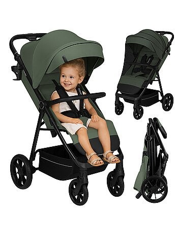 LIONELO Iva All-Terrain Kinderwagen - Premium Materiaal - Tot 22 kg - Ruim Ontwerp
