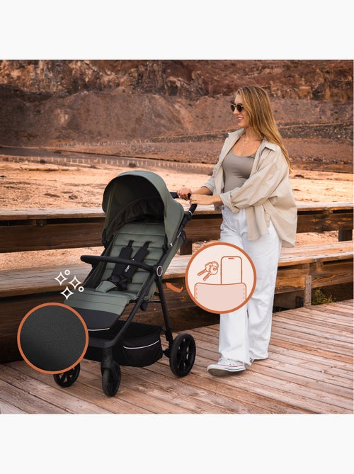 LIONELO Iva All-Terrain Kinderwagen - Premium Materiaal - Tot 22 kg - Ruim Ontwerp - Kiabi LIONELO Iva All-Terrain Kinderwagen - Premium Materiaal - Tot 22 kg - Ruim Ontwerp - Kiabi