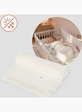 LIONELO Katoenen Babydeken - 70x100 cm - 100% Katoen - 280 g/m²