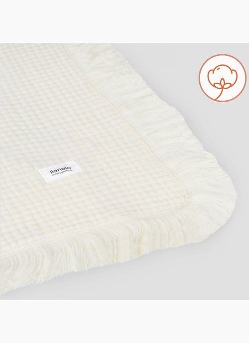 LIONELO Katoenen Babydeken - 70x100 cm - 100% Katoen - 280 g/m² - Kiabi