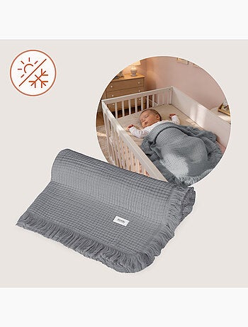 LIONELO Katoenen Babydeken - 70x100 cm - 100% Katoen - 280 g/m²