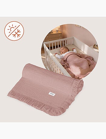 LIONELO Katoenen Babydeken - 70x100 cm - 100% Katoen - 280 g/m²