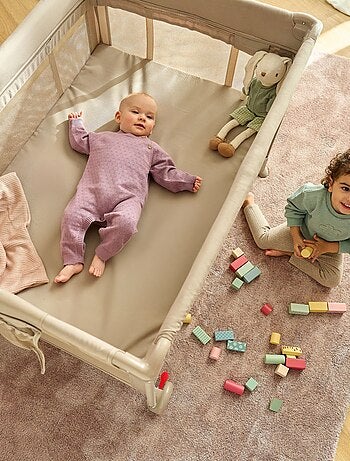 LIONELO Laura Reisbedje 3-in-1 - Babybox - Matras - Wieltjes - 0-36 Maanden