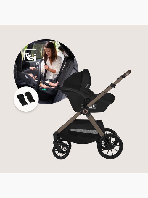 LIONELO Layla 3-in-1 kinderwagen - Set met kinderwagen, reiswieg, Cosi en accessoires - Tot 22 kg - Kiabi