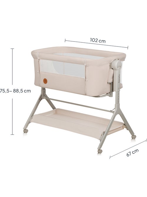 LIONELO Leonie Plus 3-in-1 co-sleeping babybedje - Wieg - In hoogte en hoek verstelbaar - Kiabi LIONELO Leonie Plus 3-in-1 co-sleeping babybedje - Wieg - In hoogte en hoek verstelbaar - Kiabi