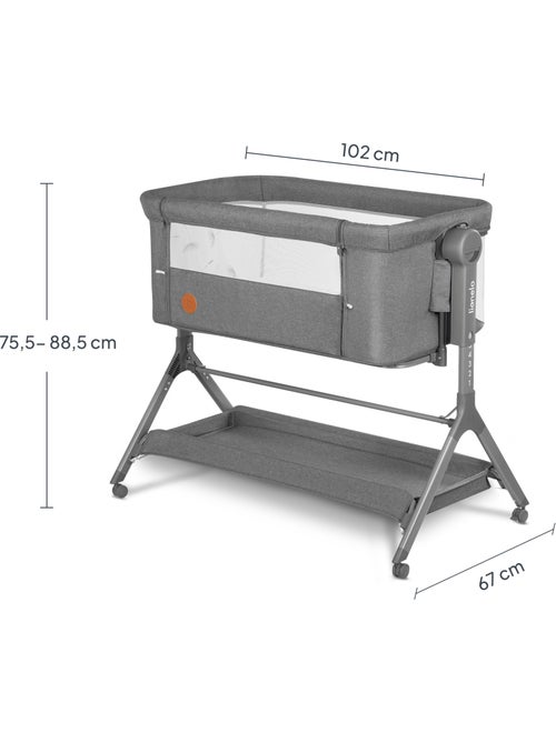 LIONELO Leonie Plus 3-in-1 co-sleeping babybedje - Wieg - In hoogte en hoek verstelbaar - Kiabi LIONELO Leonie Plus 3-in-1 co-sleeping babybedje - Wieg - In hoogte en hoek verstelbaar - Kiabi