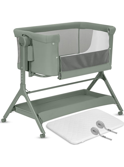 LIONELO Leonie Plus 3-in-1 co-sleeping babybedje - Wieg - In hoogte en hoek verstelbaar - Kiabi LIONELO Leonie Plus 3-in-1 co-sleeping babybedje - Wieg - In hoogte en hoek verstelbaar - Kiabi