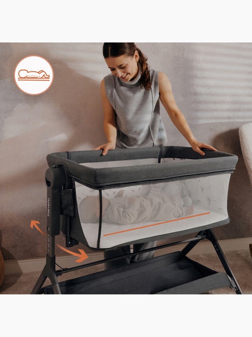 LIONELO Leonie Plus 3-in-1 co-sleeping babybedje - Wieg - In hoogte en hoek verstelbaar - Kiabi LIONELO Leonie Plus 3-in-1 co-sleeping babybedje - Wieg - In hoogte en hoek verstelbaar - Kiabi