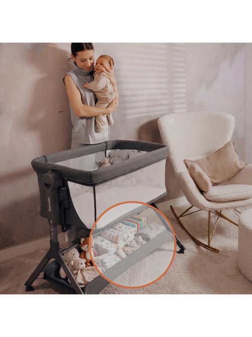 LIONELO Leonie Plus 3-in-1 co-sleeping babybedje - Wieg - In hoogte en hoek verstelbaar - Kiabi LIONELO Leonie Plus 3-in-1 co-sleeping babybedje - Wieg - In hoogte en hoek verstelbaar - Kiabi