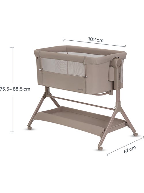 LIONELO Leonie Plus 3-in-1 co-sleeping babybedje - Wieg - In hoogte en hoek verstelbaar - Kiabi