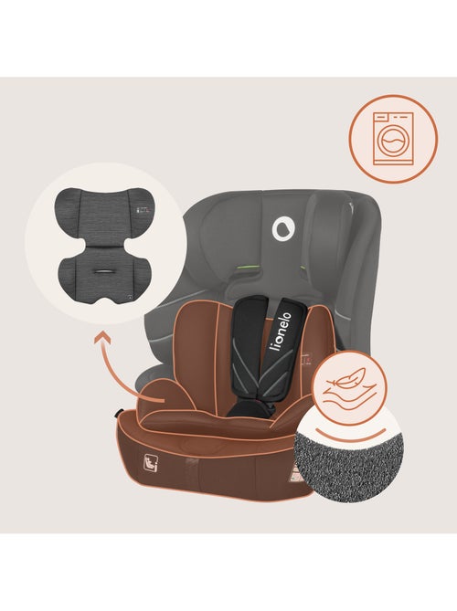 LIONELO Levi Fix i-Size Autostoeltje - ISOFIX - 76-150 cm - Groep 1/2/3 - Kiabi LIONELO Levi Fix i-Size Autostoeltje - ISOFIX - 76-150 cm - Groep 1/2/3 - Kiabi